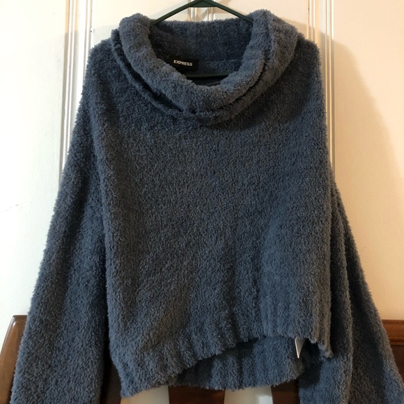 Express Sweaters - Blue express bell sleeve sweater Express Sweaters - Blue express bell sleeve sweater